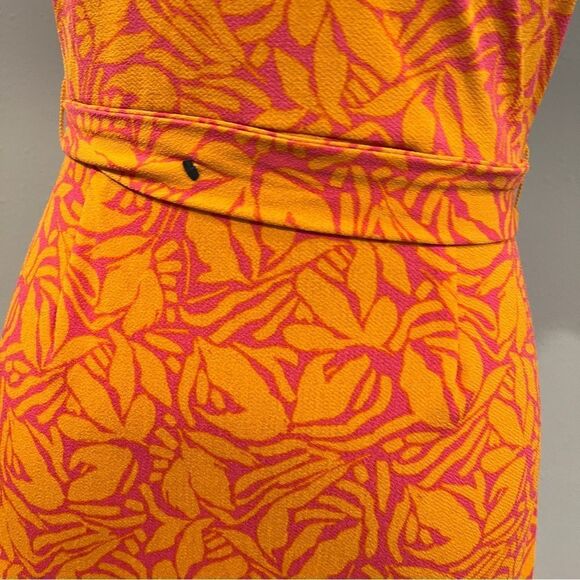 Nine West fake wrap flutter sleeves mini Dress size small NWOT - Picture 6 of 13